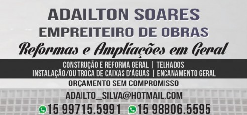 Reforma de Telhado em sorocaba - Adailton Soares