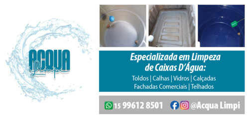 Limpeza de Caixa D'Água em sorocaba - ACQUALIMP