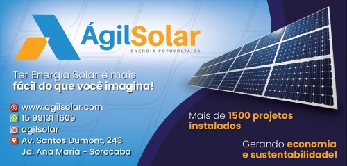 Energia Solar Fotovoltaica em sorocaba - Ágil Solar