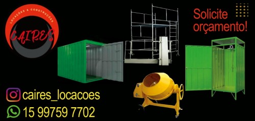 Container para obra - Locação em sorocaba - Caires Locação de Container