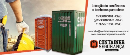 Container para obra - Locação em sorocaba - Container Segurança