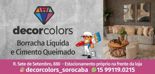 Borracha Liquida em sorocaba - Decor Colors Sorocaba - SP
