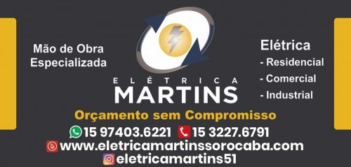 Instalação e Manut. Elétrica em sorocaba - Elétrica Martins