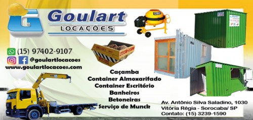 Container para obra - Locação em sorocaba - Goulart Locações