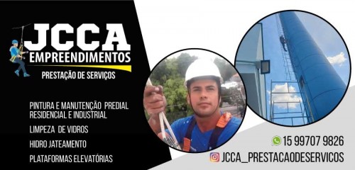 Limpeza de Vidros em sorocaba - JCCA Empreendimentos e Prestação de Serviços