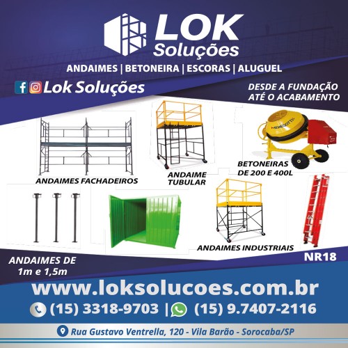 Estrutura em sorocaba - Lok Soluções