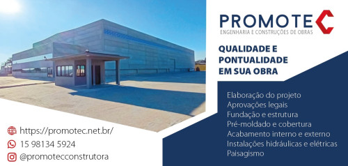 Construções Pré-fabricadas em sorocaba - Promotec Construtora