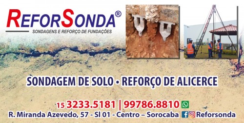 Fundação para Construção em sorocaba - Reforsonda