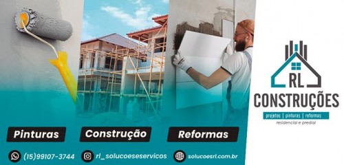 Construtores em sorocaba - RL Construções e Reformas