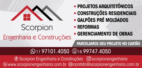 Fundação para Construção em sorocaba - Scorpion Construções