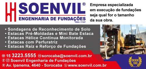 Fundação para Construção em sorocaba - Soenvil Fundações