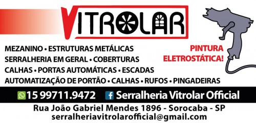 Pinturas Eletrostáticas em sorocaba - Vitrolar Serralheria
