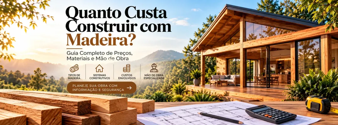 Quanto Custa Construir com Madeira? Guia Completo de Preços, Materiais e Mão de Obra