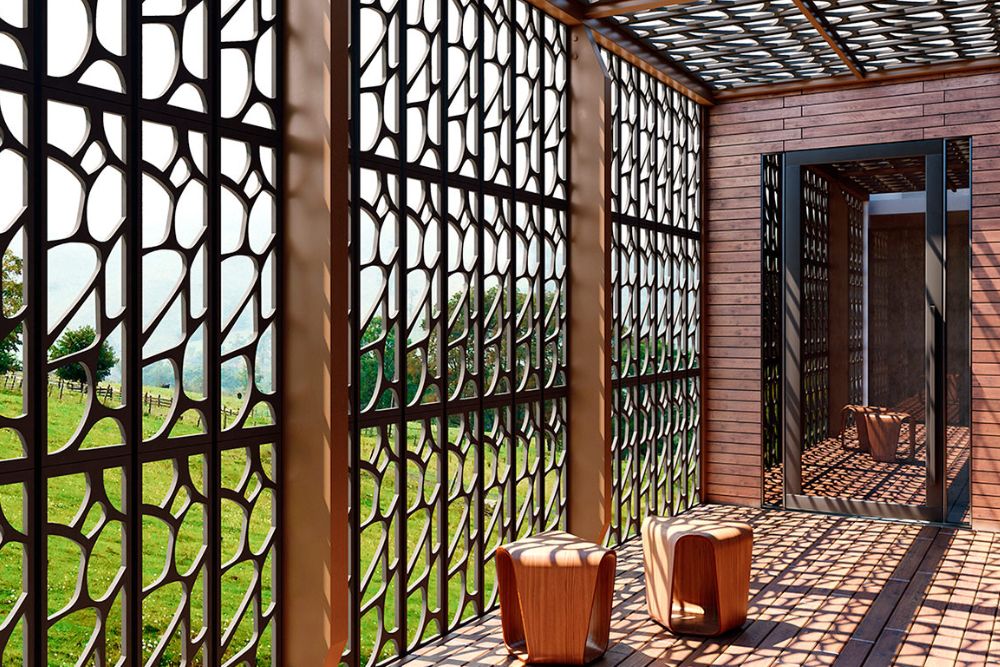 Cobogó metálico: Ventilação e estilo para projetos modernos