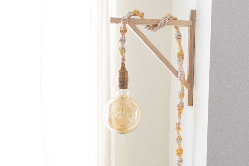 DIY: Aprenda a fazer uma luminária de macramê