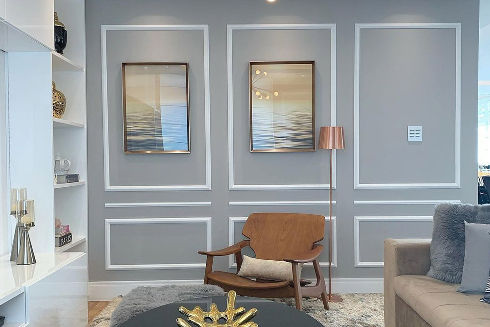 Faça você mesmo: boiserie (molduras de gesso)