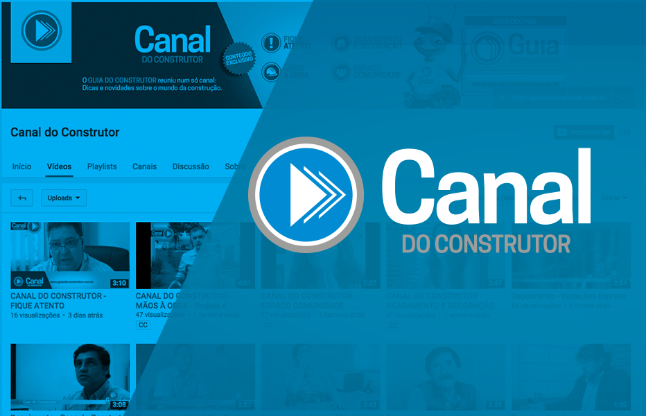 Guia do Construtor lança canal no YouTube focado na construção civil