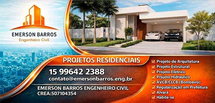 Emerson Barros Engenheiro Civil - Logo