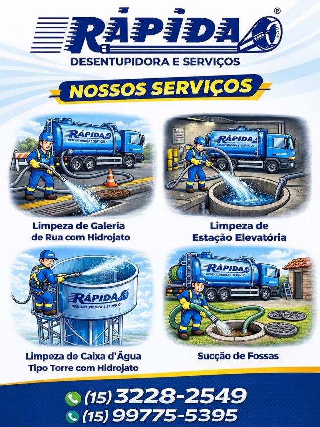 Rápida Desentupidora e Serviços - Galeria
