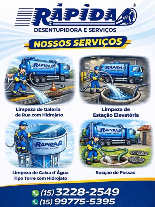 Rápida Desentupidora e Serviços - Galeria