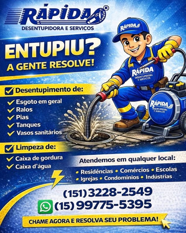 Rápida Desentupidora e Serviços - Galeria