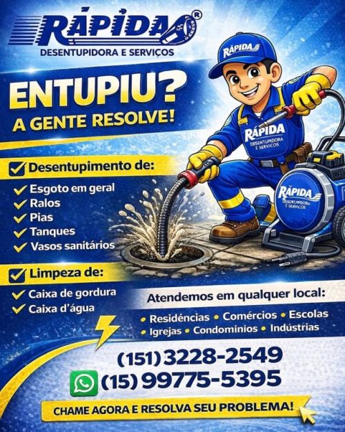 Rápida Desentupidora e Serviços - Galeria